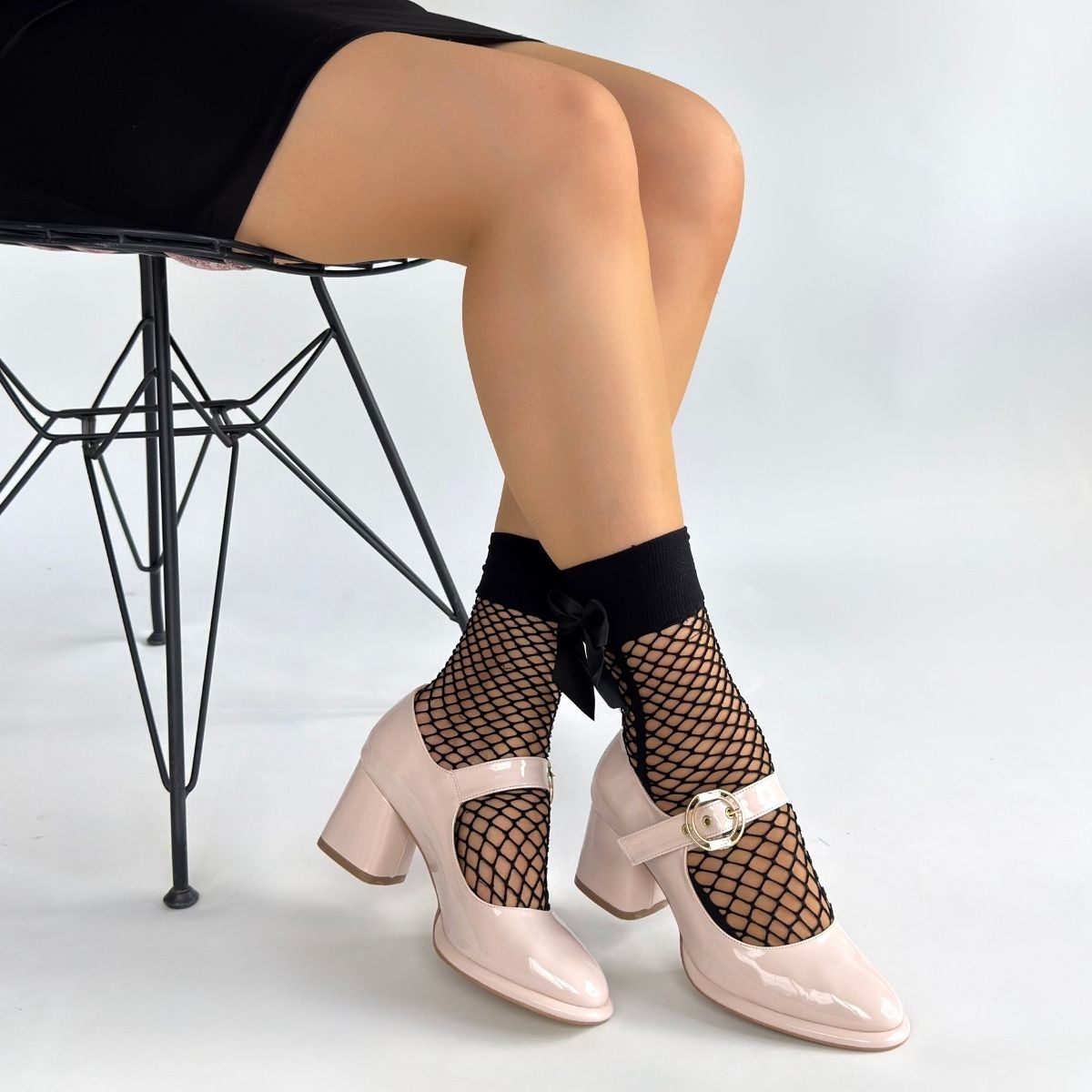 Weys Bej Rugan Topuklu Ayakkabı - Lisinya