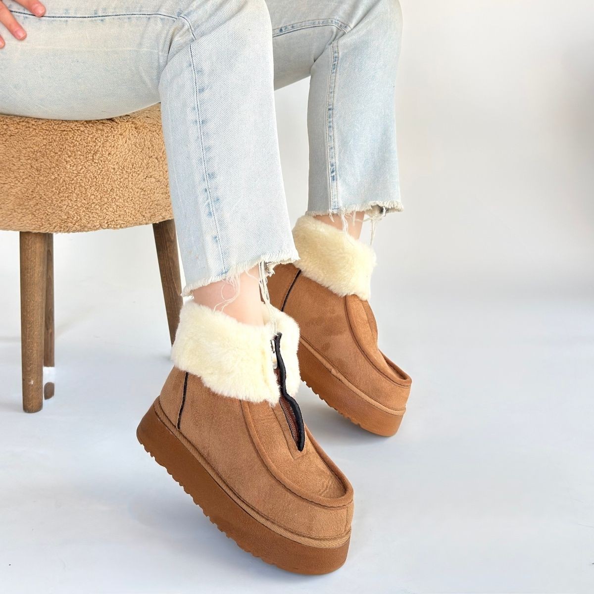 Zinya Taba Süet Bot - Lisinya Zinya Taba Süet Bot - Lisinya