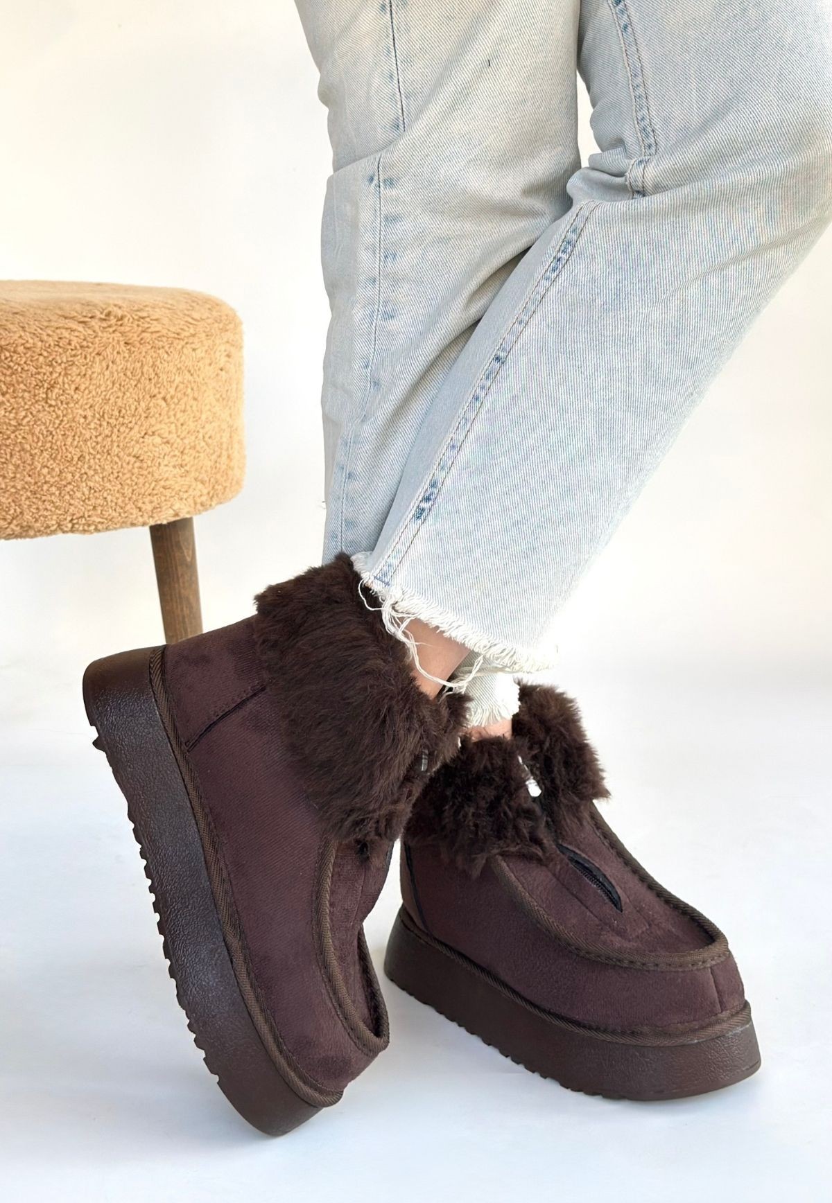 Zinya Kahverengi Süet Bot - Lisinya Zinya Kahverengi Süet Bot - Lisinya