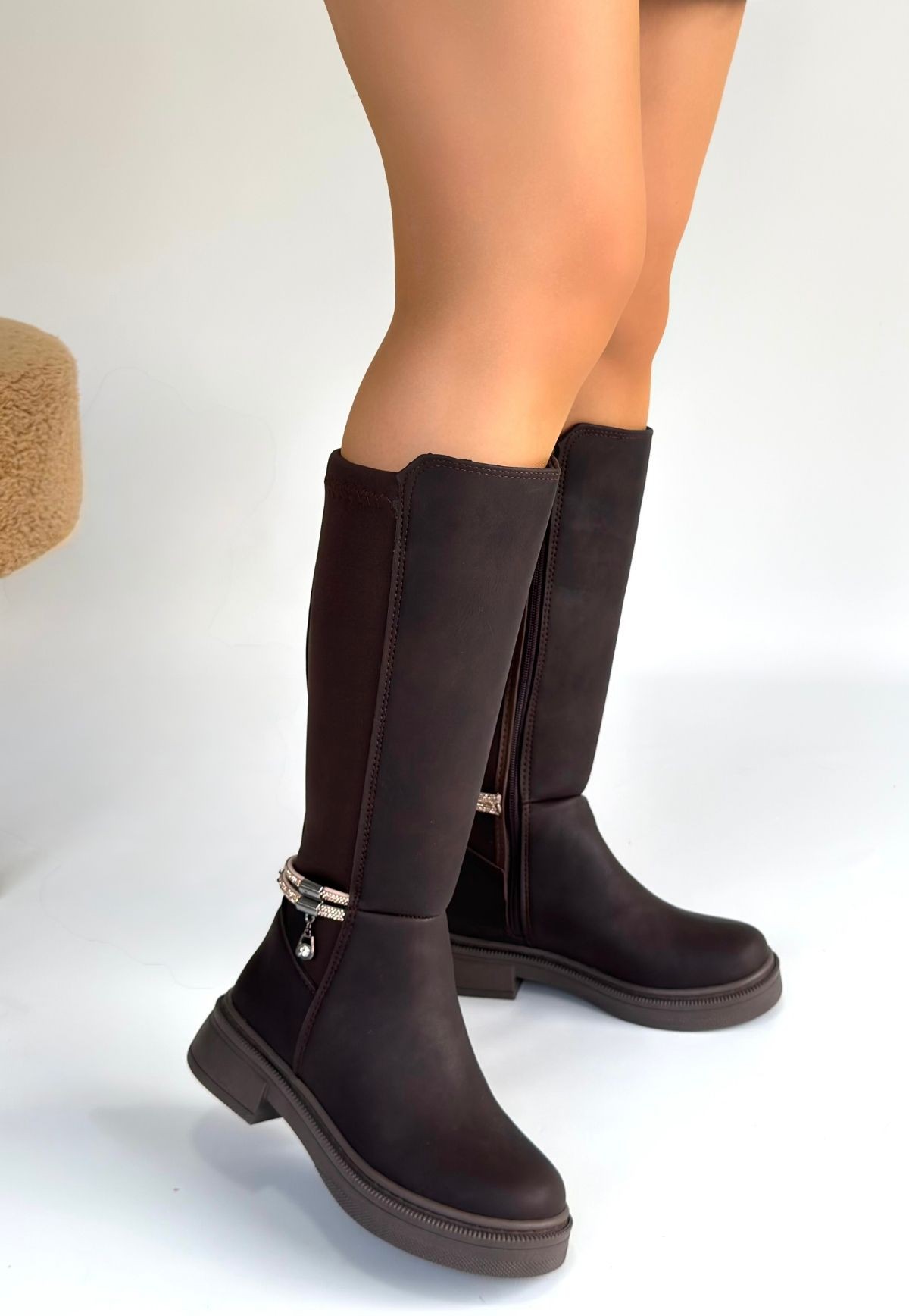 Mojja Kahverengi Nubu Çizme - Lisinya