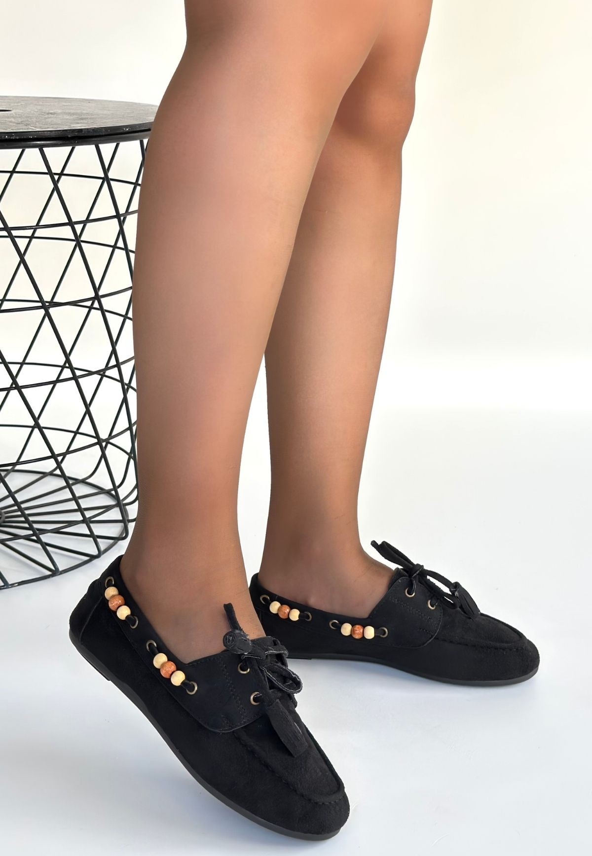 Elora Siyah Süet Babet - Lisinya