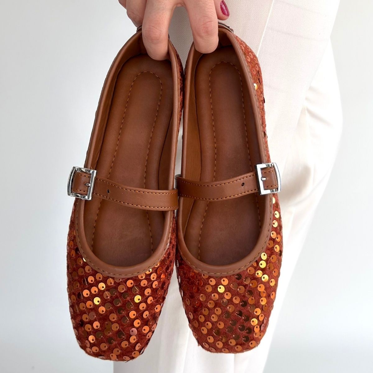 Moden Taba Süet Babae Ayakkabı - Lisinya