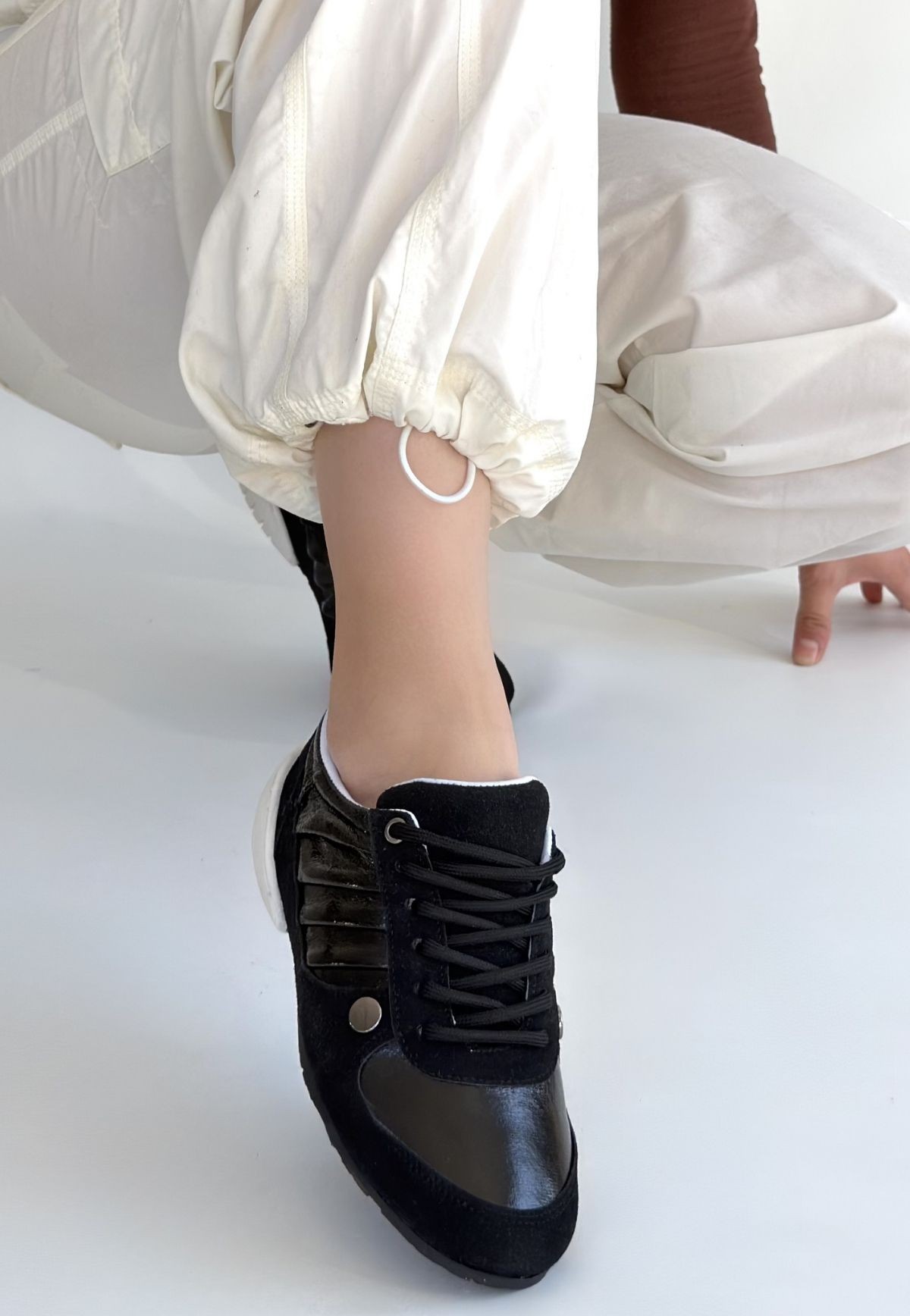 Jawen Siyah Nubuk Spor Ayakkabı - Lisinya Jawen Siyah Nubuk Spor Ayakkabı - Lisinya