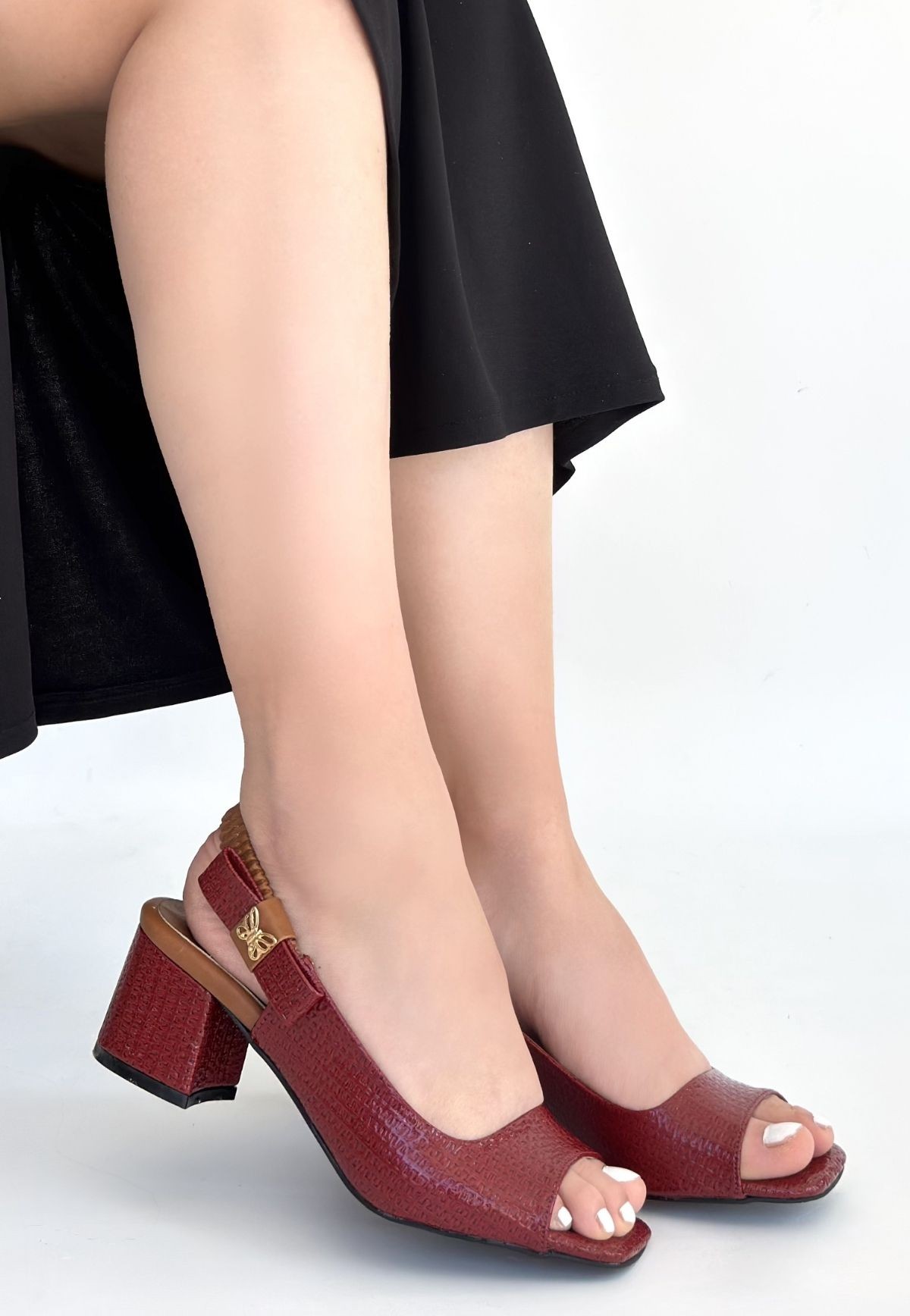 Alessi Bordo  Rugan Topuklu Ayakkabı - Lisinya
