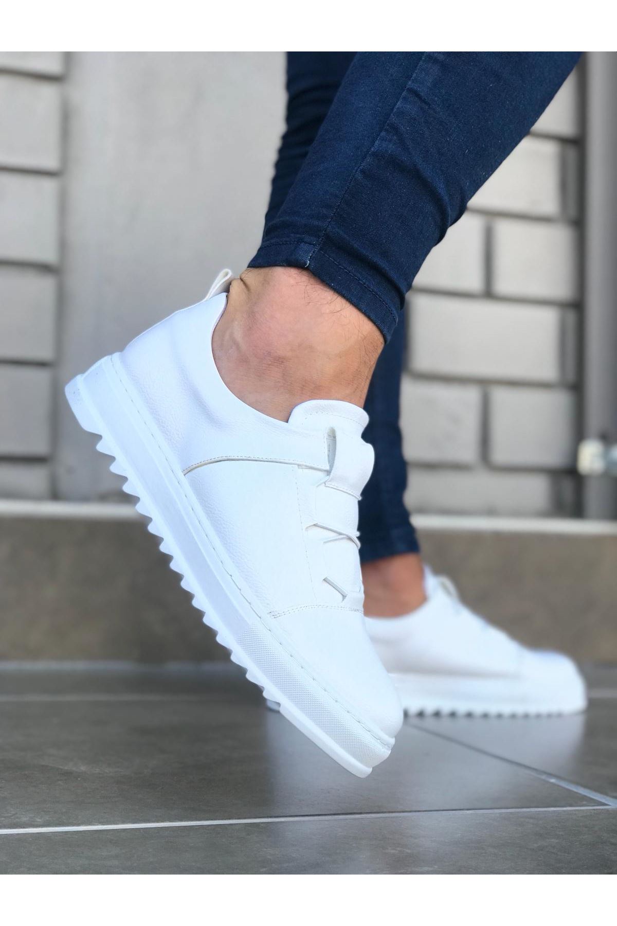 Lisinya947 CZ036 Beyaz Erkek Casual Ayakkabı