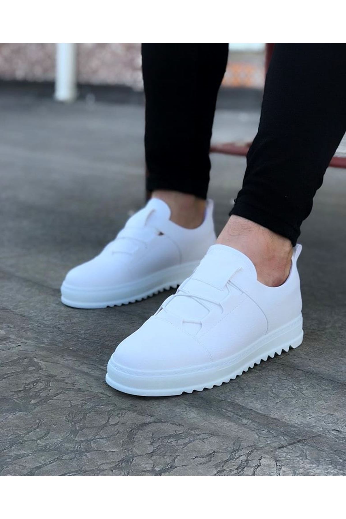 Lisinya947 CZ036 Beyaz Erkek Casual Ayakkabı