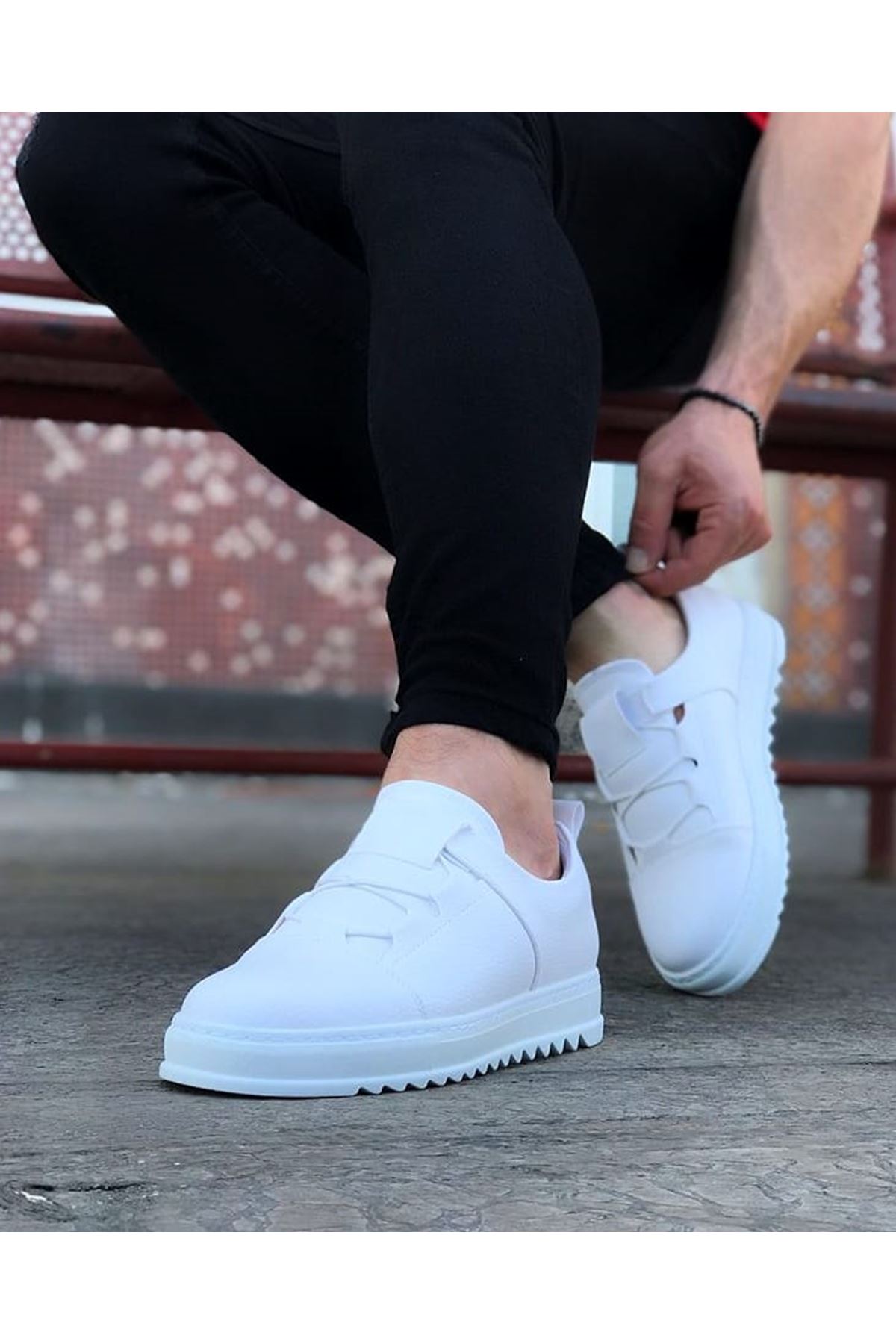 Lisinya947 CZ036 Beyaz Erkek Casual Ayakkabı