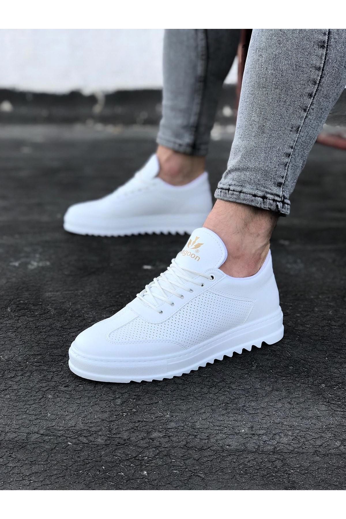 Lisinya947 CZ022 Beyaz Erkek Casual Ayakkabı