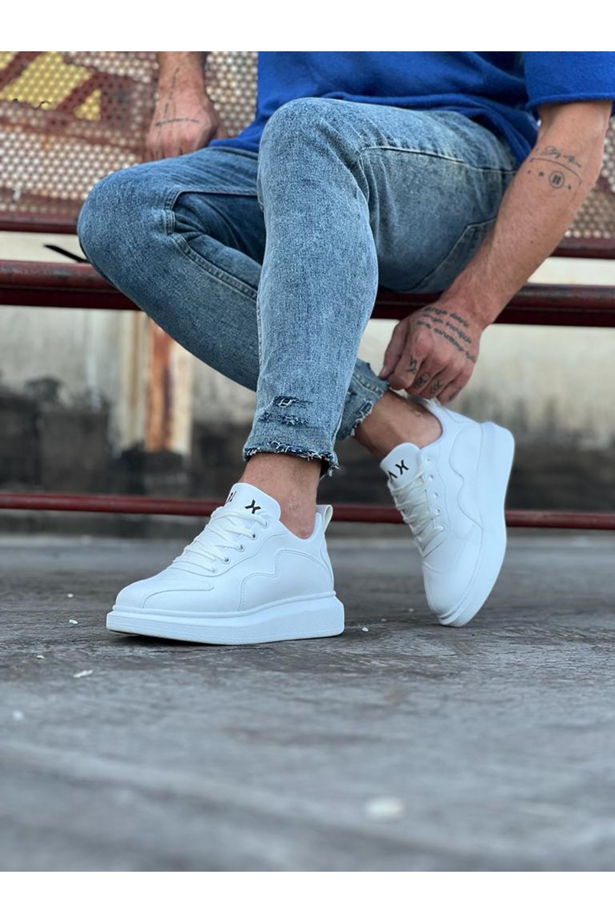 Lisinya947 CZ301 Beyaz Erkek Casual Ayakkabı