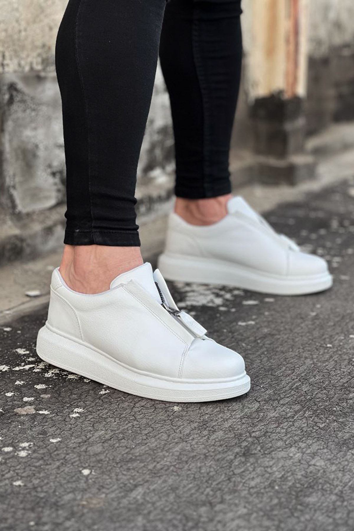 Lisinya947 CZ010 Beyaz Cilt Erkek Casual Ayakkabı
