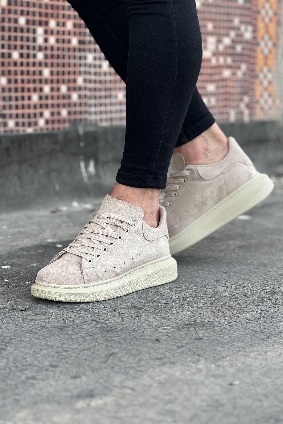 Lisinya947 CZ096 Bej Süet Günlük Erkek Casual Ayakkabı Lisinya947 CZ096 Bej Süet Günlük Erkek Casual Ayakkabı