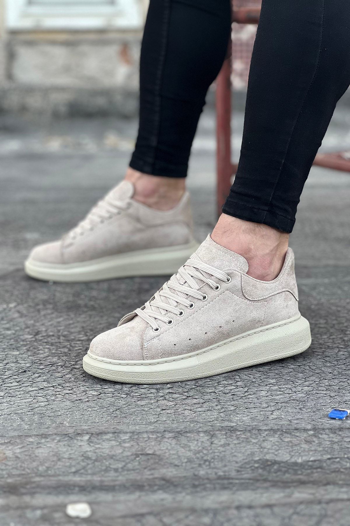 Lisinya947 CZ096 Bej Süet Günlük Erkek Casual Ayakkabı Lisinya947 CZ096 Bej Süet Günlük Erkek Casual Ayakkabı