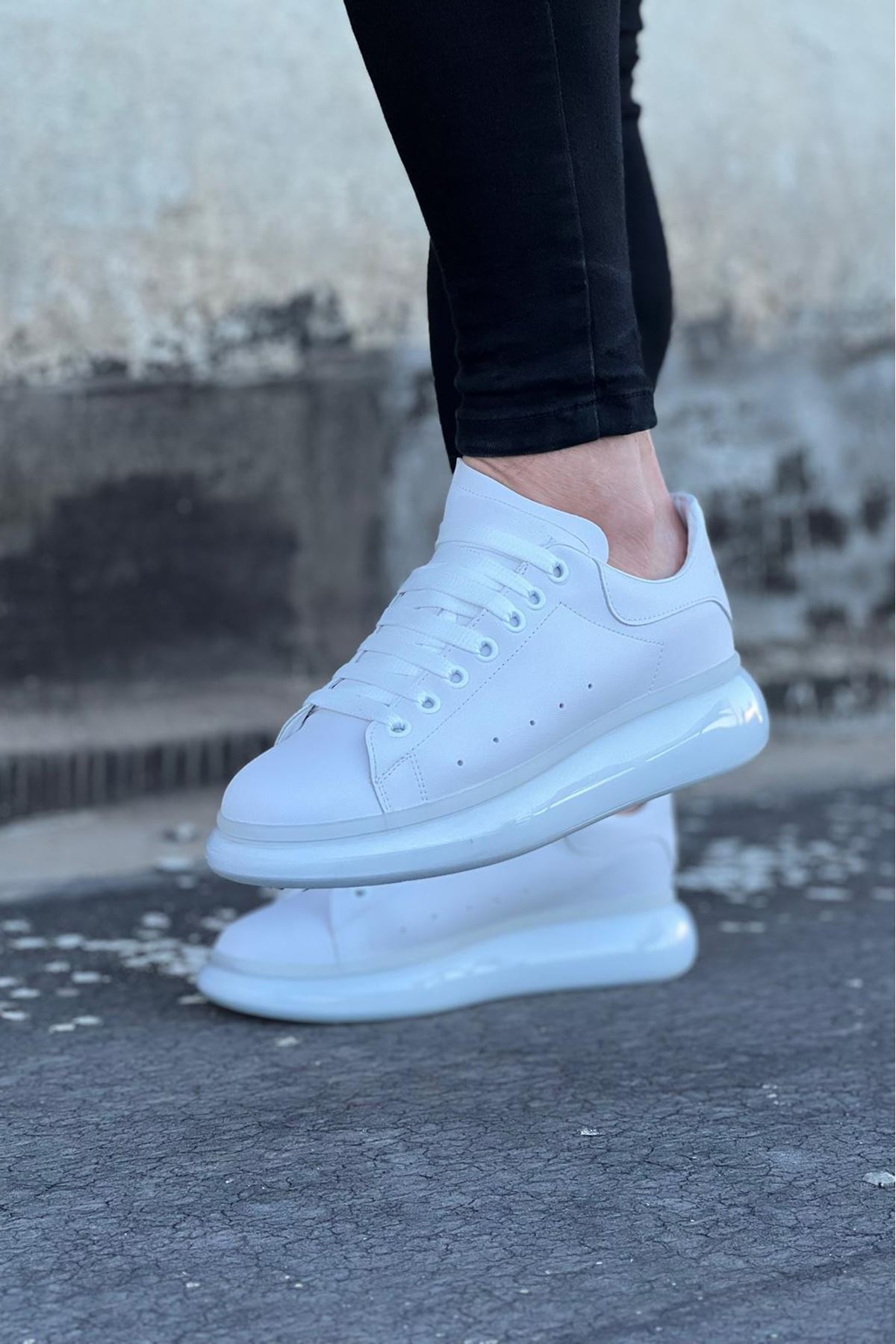 Lisinya947 CZ095 Beyaz Erkek Casual Ayakkabı