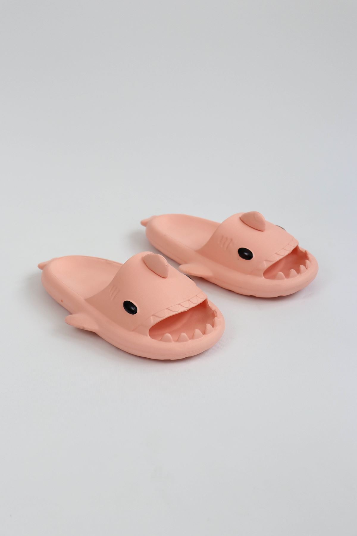 Köpekbalığı Pembe Unisex Tam Ortopedik Terlik Shark Slides