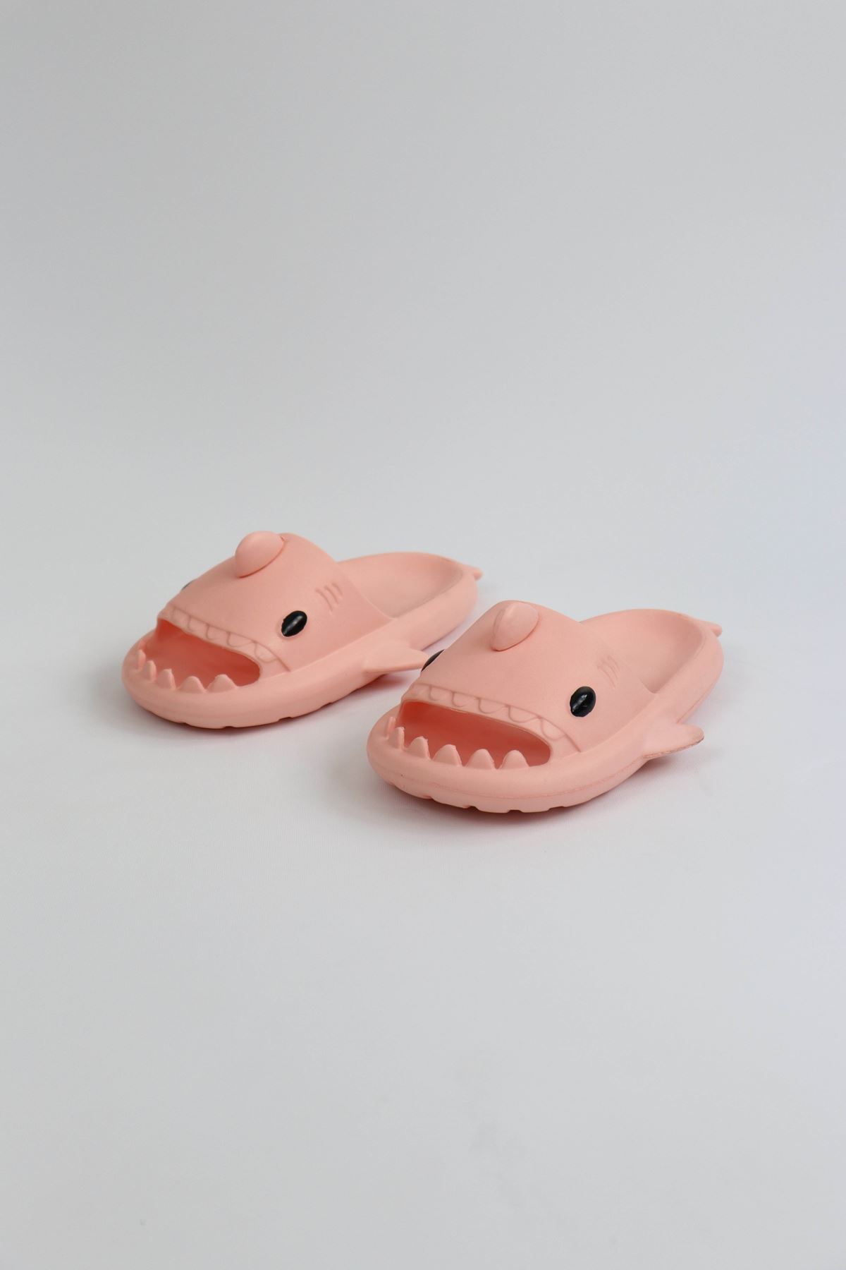 Köpekbalığı Pembe Unisex Tam Ortopedik Terlik Shark Slides