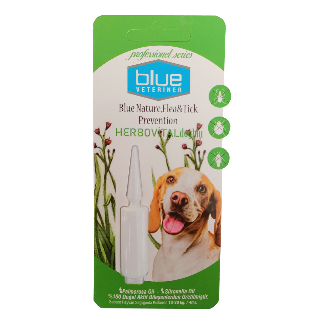 Herbiovital Bitkisel Köpek Damlası 4 ml ( 10-20 kg ) Herbiovital Bitkisel Köpek Damlası 4 ml ( 10-20 kg )