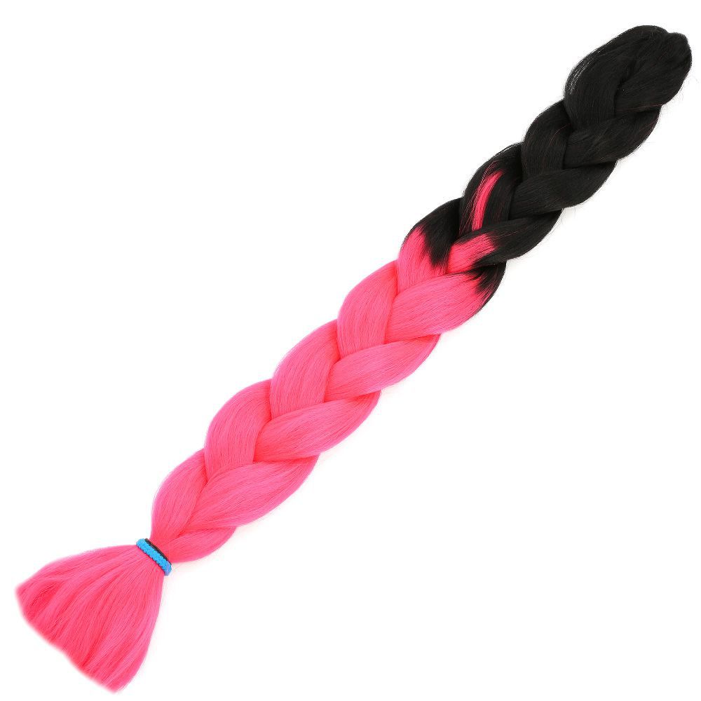 Afro Örgülük Sentetik Renk Geçişli Saç 100 Gr. / Siyah / Neon Pembe / (Lisinya175) Afro Örgülük Sentetik Renk Geçişli Saç 100 Gr. / Siyah / Neon Pembe / (Lisinya175)