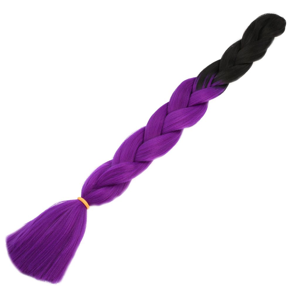 Afro Örgülük Sentetik Renk Geçişli Saç 100 Gr. / Siyah / Mor / (Lisinya175) Afro Örgülük Sentetik Renk Geçişli Saç 100 Gr. / Siyah / Mor / (Lisinya175)