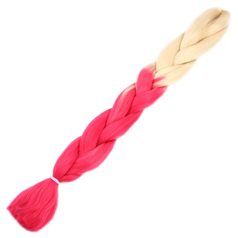 Afro Örgülük Sentetik Renk Geçişli Saç 100 Gr. / Platin / Pembe / (Lisinya175) Afro Örgülük Sentetik Renk Geçişli Saç 100 Gr. / Platin / Pembe / (Lisinya175)