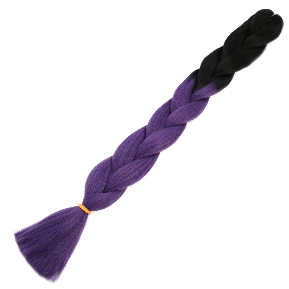 Afro Örgülük Sentetik Renk Geçişli Saç 100 Gr. / Siyah / Küllü Mor / (Lisinya175) Afro Örgülük Sentetik Renk Geçişli Saç 100 Gr. / Siyah / Küllü Mor / (Lisinya175)