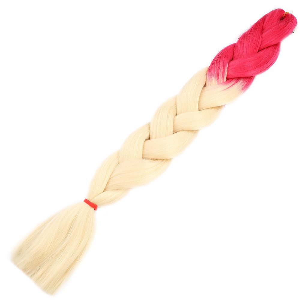 Afro Örgülük Sentetik Renk Geçişli Saç 100 Gr. / Pembe / Platin / (Lisinya175) Afro Örgülük Sentetik Renk Geçişli Saç 100 Gr. / Pembe / Platin / (Lisinya175)