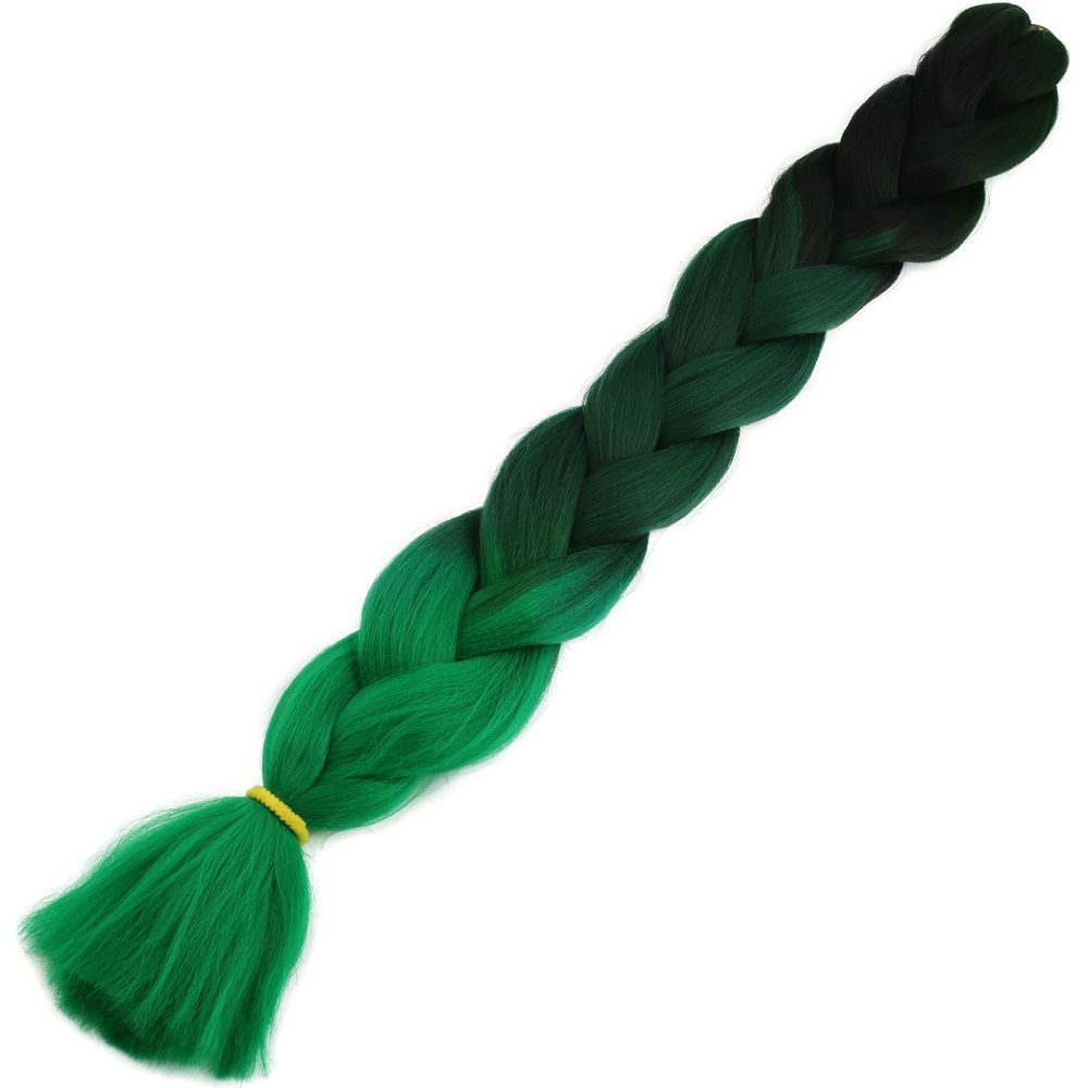 Afro Örgüsü Ve Rasta İçin Sentetik Renk Geçişli Saç / Siyah / Koyu Yeşil / Açık Yeşil / (Lisinya175) Afro Örgüsü Ve Rasta İçin Sentetik Renk Geçişli Saç / Siyah / Koyu Yeşil / Açık Yeşil / (Lisinya175)