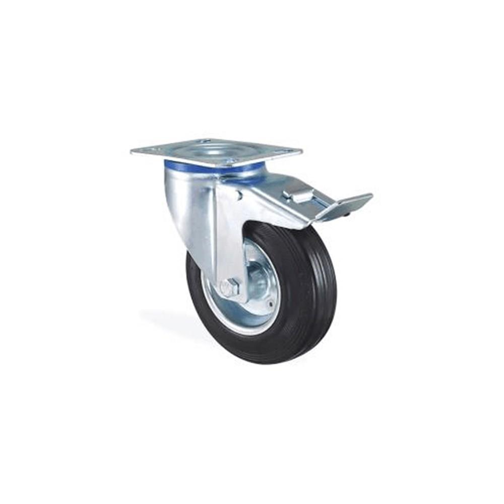 Döner Frenli Servis Tekeri 125 mm Lisinya202 Döner Frenli Servis Tekeri 125 mm