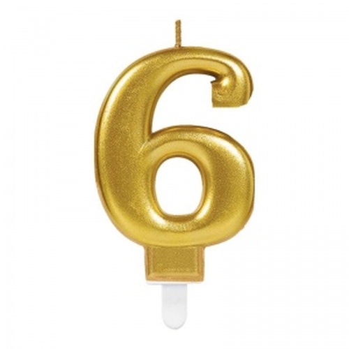 6 Rakam Mum Gold Renk (Lisinya)