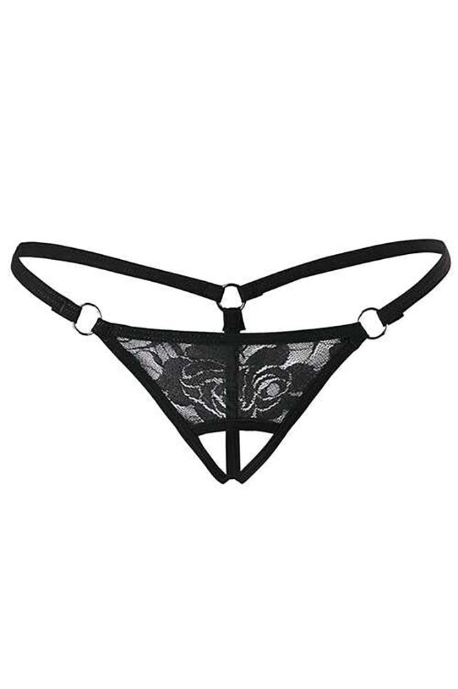Dantelli Özel Bölgesi Açık G-String Lisinya945 Dantelli Özel Bölgesi Açık G-String