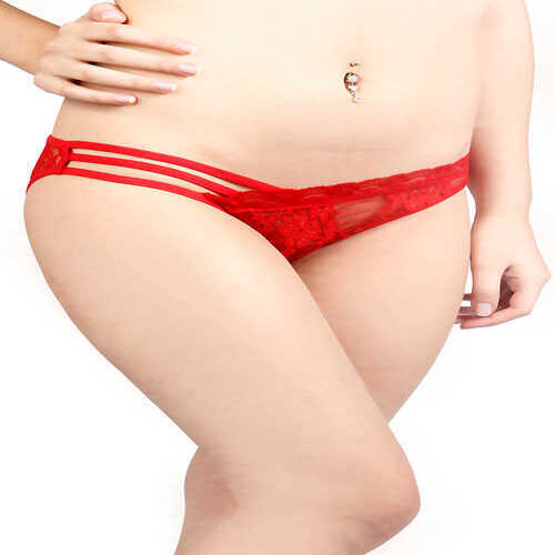 Lisinya945 Şerit Detaylı Seksi Külot