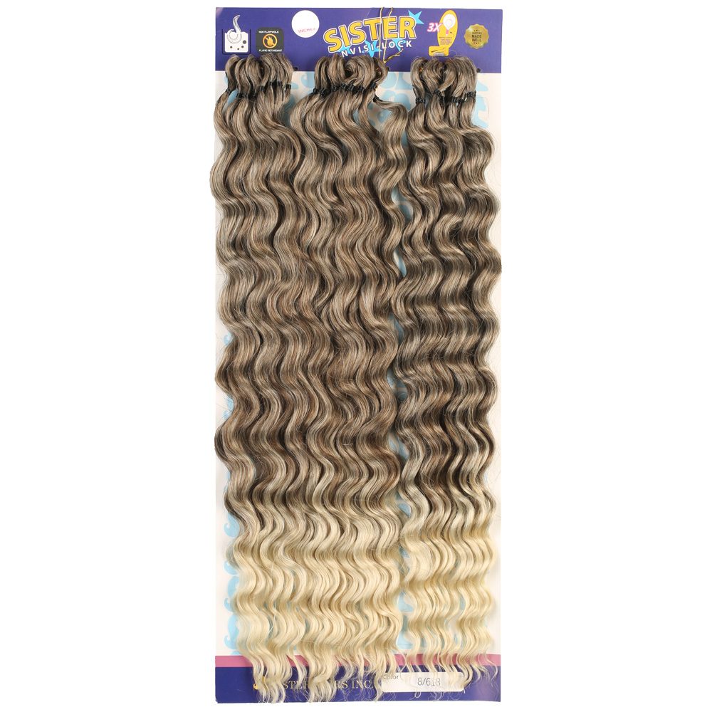 Afro Saç Dalgalı Saç / Küllü Kahve / Platin Renk Geçişli 8/613 / (Lisinya175) Afro Saç Dalgalı Saç / Küllü Kahve / Platin Renk Geçişli 8/613 / (Lisinya175)