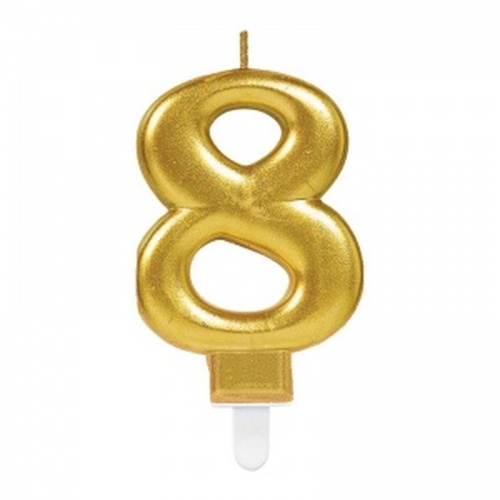 8 Rakam Mum Gold Renk (Lisinya)