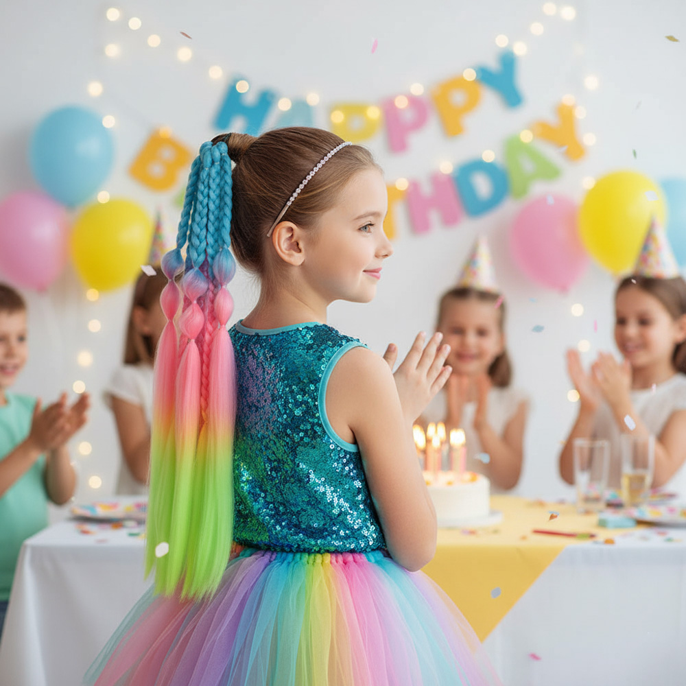 Balon ve Düz Salaş Örgülü Lastikli At Kuyruğu / ACM20 Balon ve Düz Salaş Örgülü Lastikli At Kuyruğu / ACM20