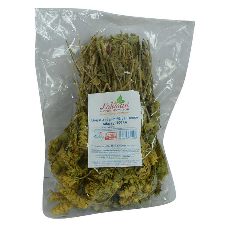 Lisinya214 Adaçayı Akdeniz Yöresi Demet Doğal Dağ Çayı 100 Gr Paket