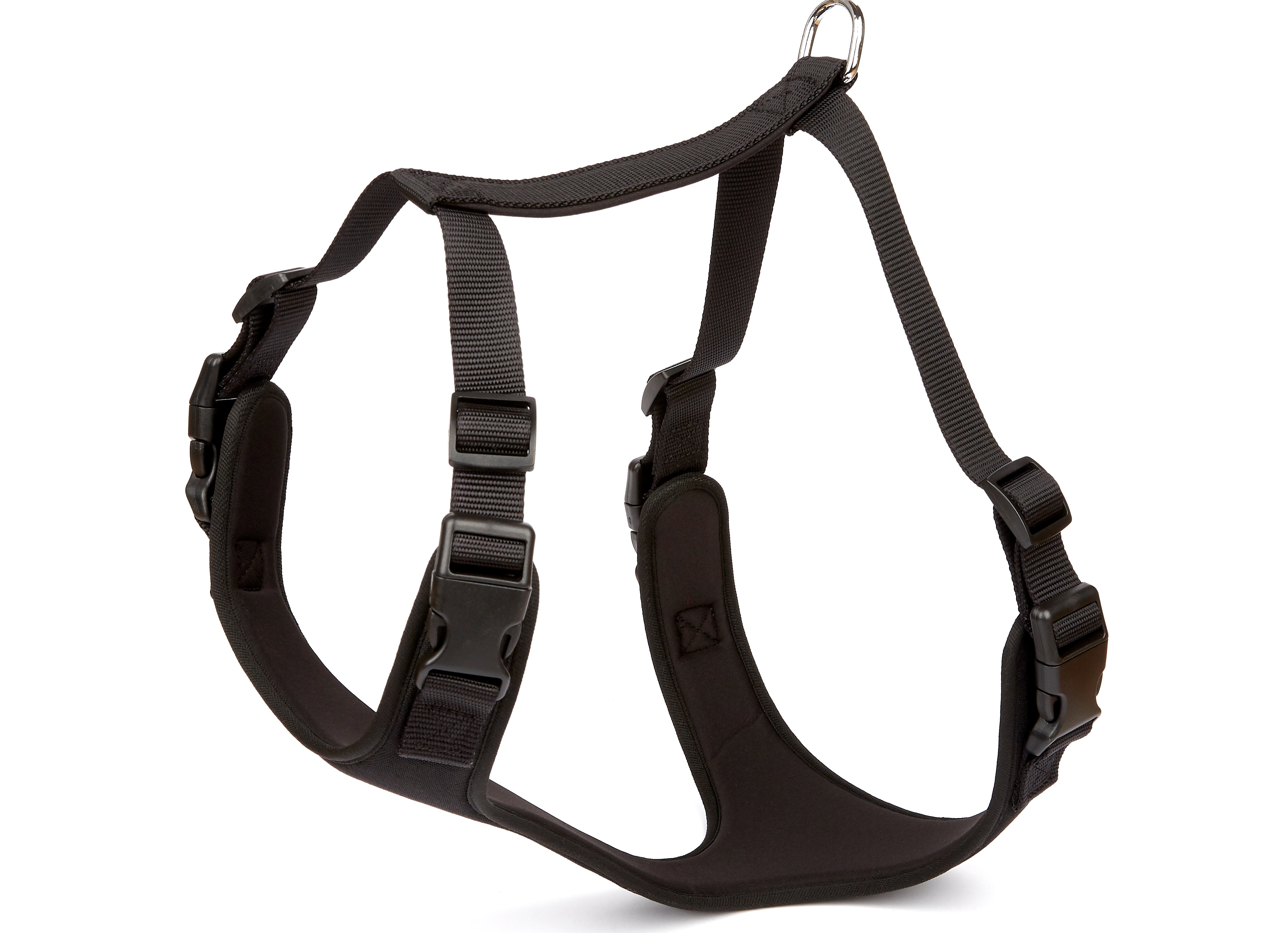 Havalı Ped Dokuma Köpek Göğüs Tasması 50/70 cm Siyah Havalı Ped Dokuma Köpek Göğüs Tasması 50/70 cm Siyah