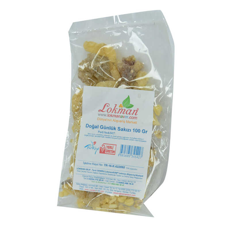 Lisinya214 Ak Günlük Sakızı Doğal 100 Gr Paket