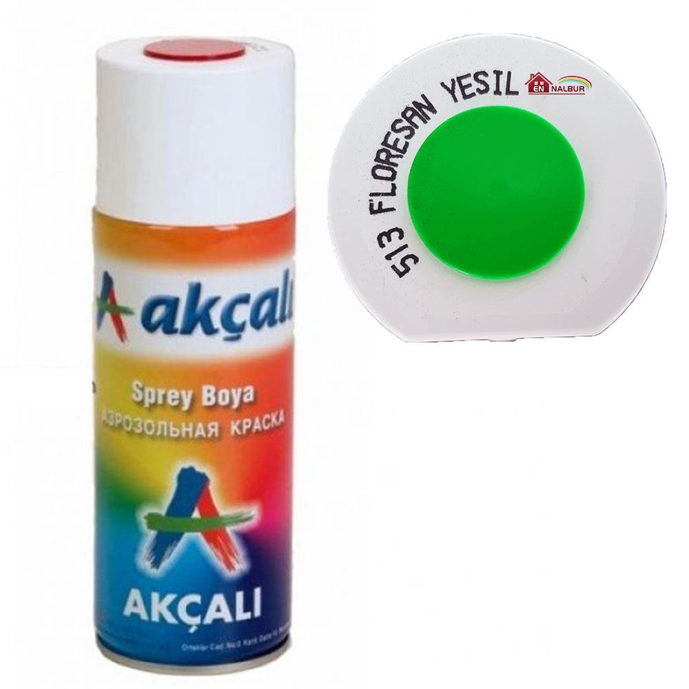 Akçalı Sprey Boya 400 ml 513 Florasan Yeşil Lisinya202 Akçalı Sprey Boya 400 ml 513 Florasan Yeşil