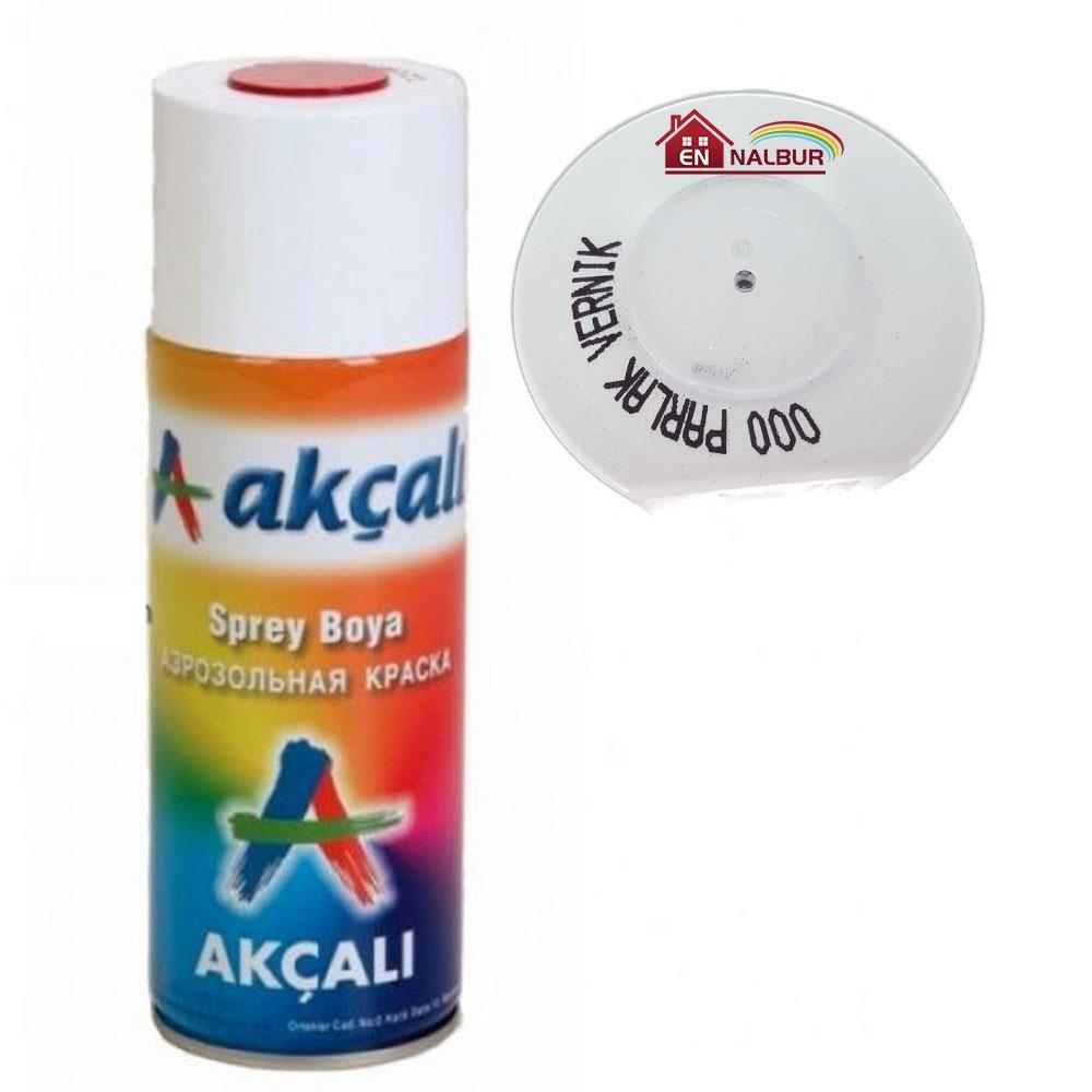 Akçalı Sprey Boya 400 ml 000 Parlak Vernik Lisinya202 Akçalı Sprey Boya 400 ml 000 Parlak Vernik