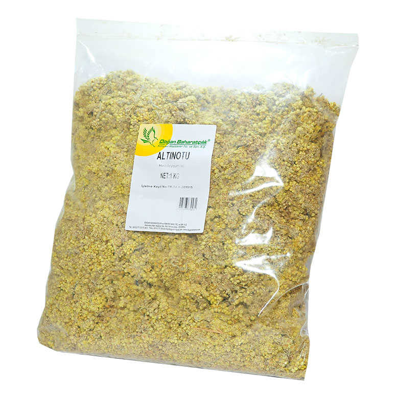 Lisinya214 Doğal Altın Çiçeği Otu 1000 Gr Paket