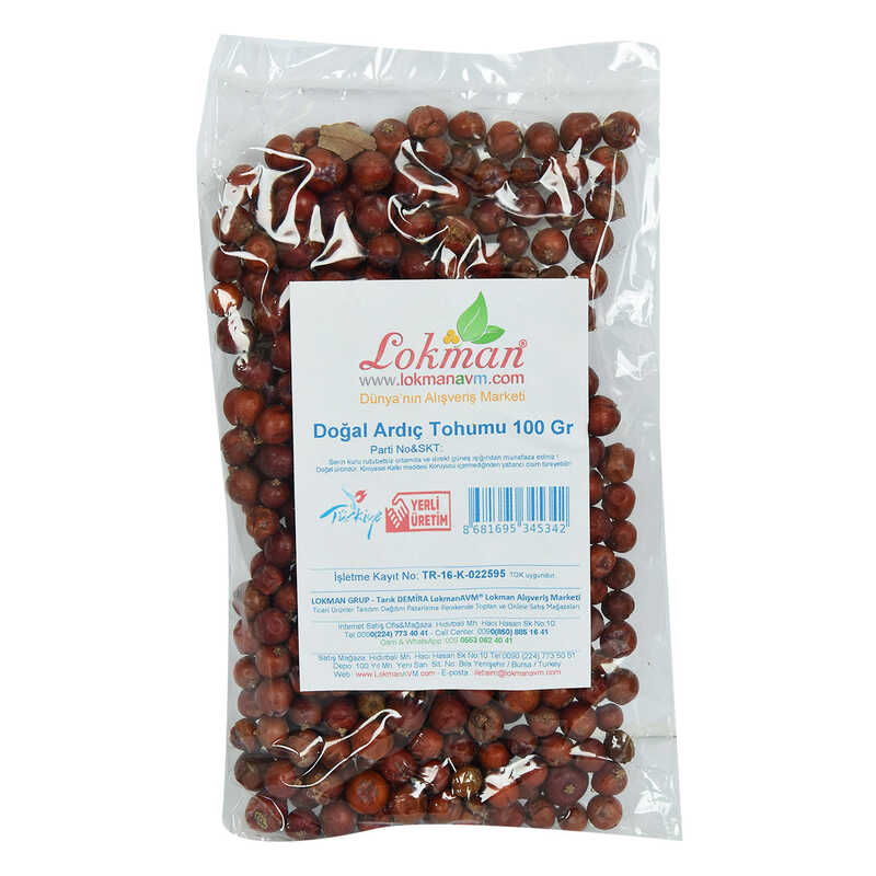 Lisinya214 Ardıç Tohumu Tane Doğal 100 Gr Paket