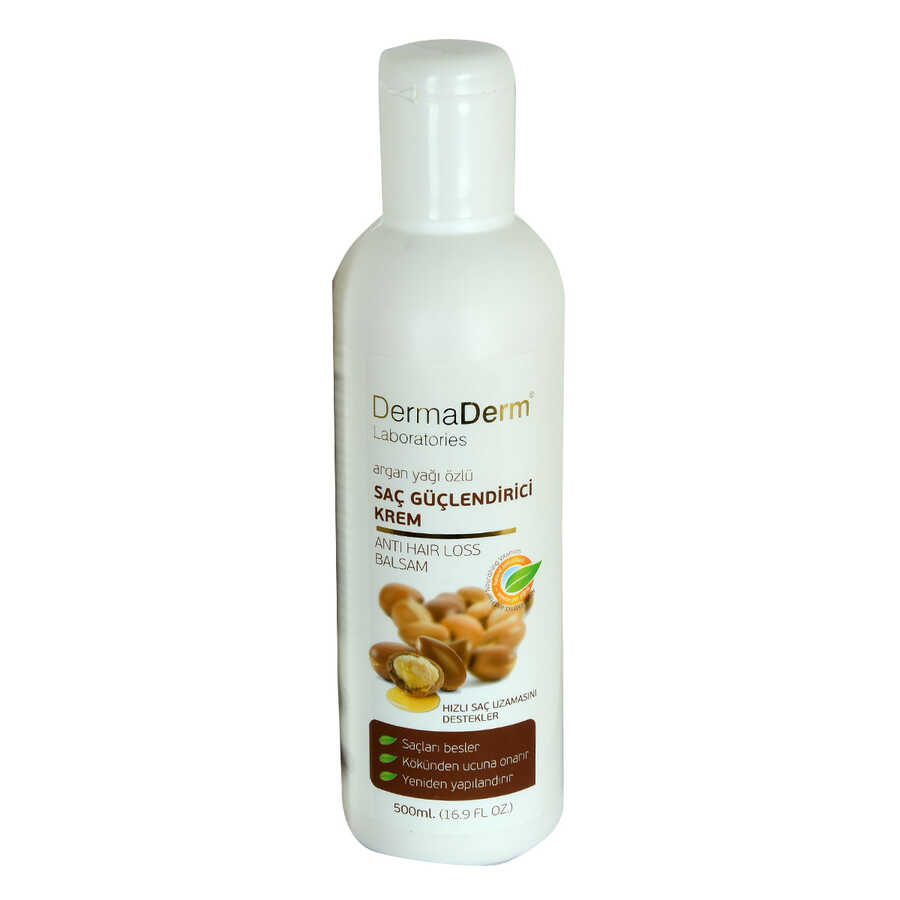 Lisinya214 Argan Yağı Özlü Saç Kremi Keratinli (Tuz ve Paraben İçermez) 500 ML