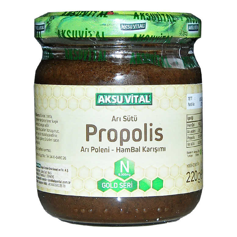 Lisinya214 Arı Sütü Propolis Polen Bal Karışımı 220 Gr
