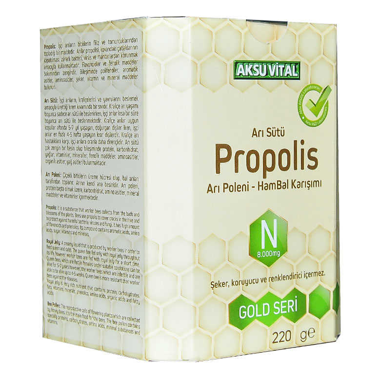 Lisinya214 Arı Sütü Propolis Polen Bal Karışımı 220 Gr