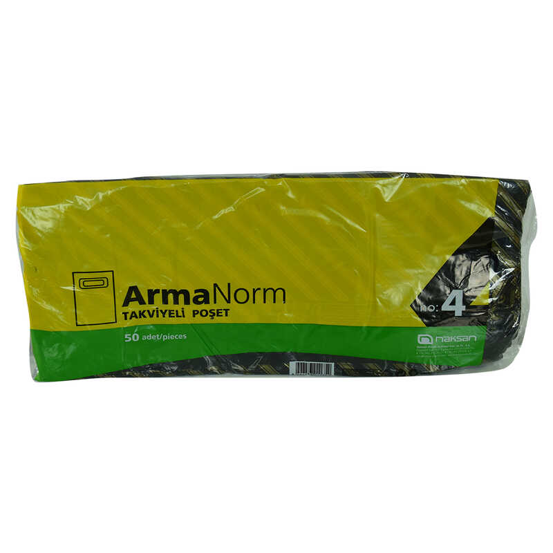 Lisinya214 ArmaNorm Takviyeli Çanta Poşet Karma Desen Renk 40X50 50 Adet No:4