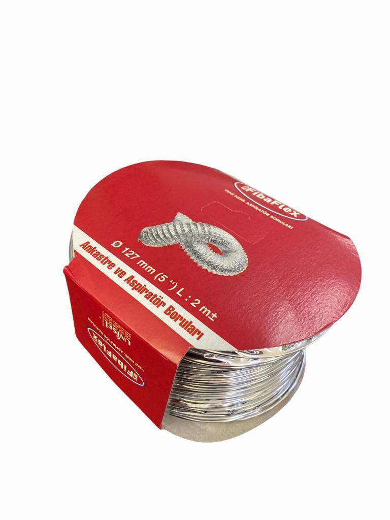 Lisinya202 Aspilatör Borusu Telli 127 mm 2 Metre