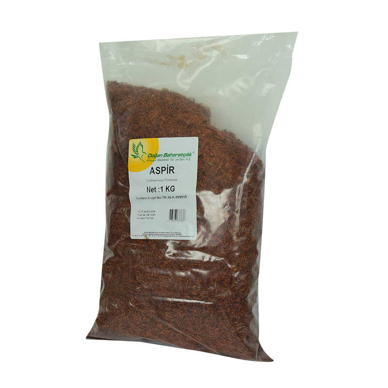 Lisinya214 Aspir Otu Yalancı Safran Asfor Doğal 1000 Gr Paket