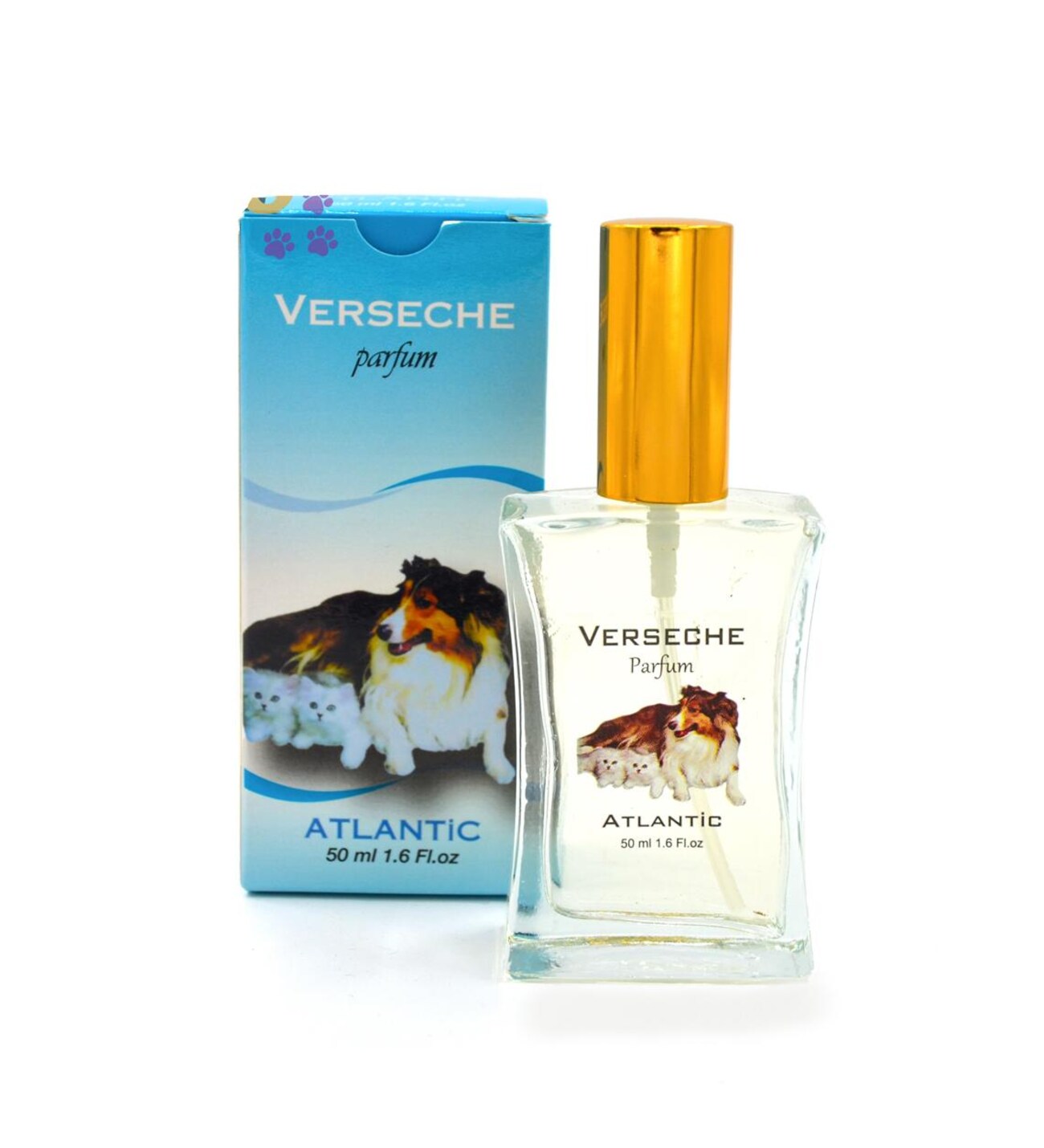 Verseche Atlantic Kedi Köpek Parfümü Cam Şişe 50 ml Lisinya205 Verseche Atlantic Kedi Köpek Parfümü Cam Şişe 50 ml