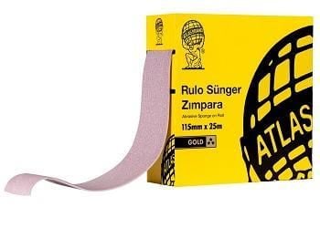Atlas Gold 80 Kum Sünger Zımpara 115 mm 1 Metre Atlas Gold 80 Kum Sünger Zımpara 115 mm 1 Metre