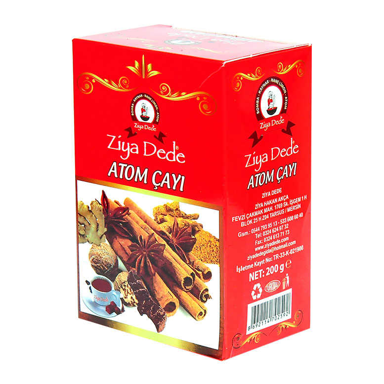 Lisinya214 Atom Küp Şeker Çayı Zencefilli Karanfilli Tarçınlı 150 Gr