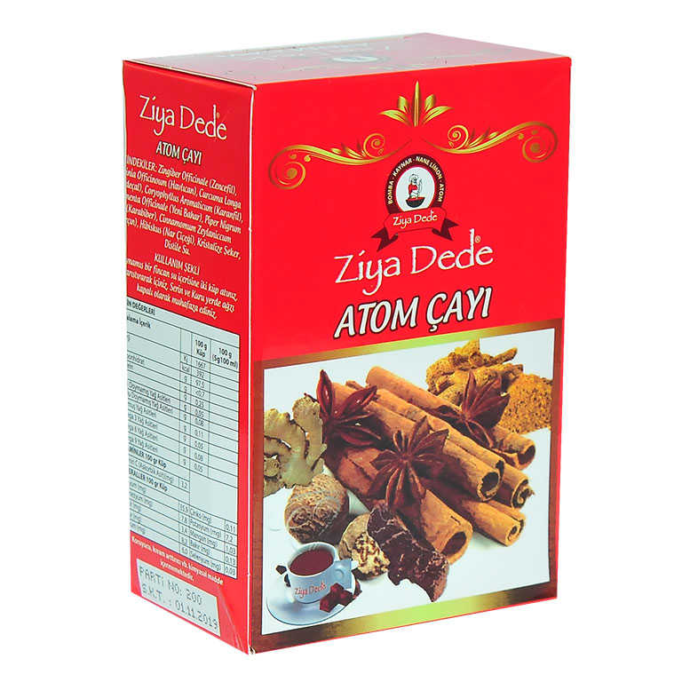 Lisinya214 Atom Küp Şeker Çayı Zencefilli Karanfilli Tarçınlı 150 Gr